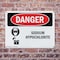 Signmission Sodium Hypochlorite Danger Sign, Plastic, 10in W x 7in L, 2PK OS-2PACK-DS-P-710-L-1935 - alternate 2